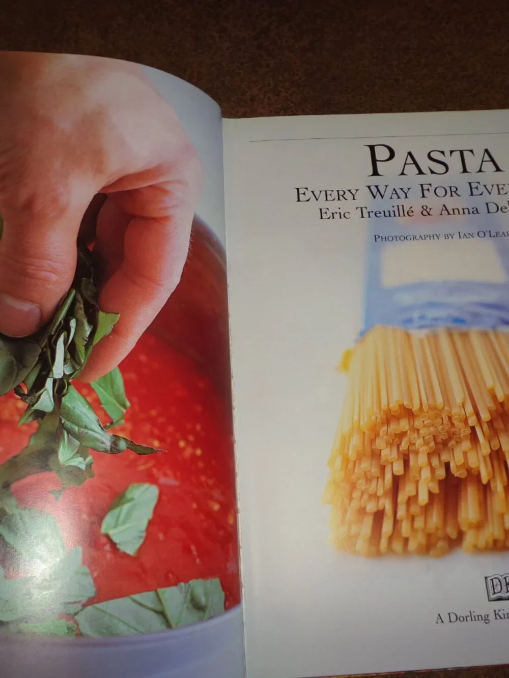 Book Hardcover w/Dust Jacket PASTA EVERY WAY FOR EVERY DAY 168 Pages